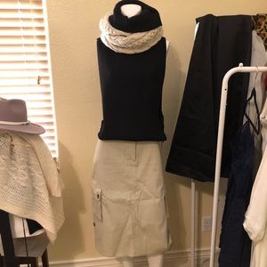 Dorothee bis tan detailed safari skirt 10